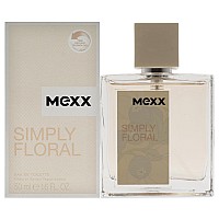 Mexx Simply Floral Eau de Toilette Spray, 1.6 Fl Oz