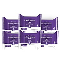 Amazon Basics Make Up Remover Wipes Night Calming 25 Count Pack Of 6 Previously Solimo