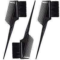 Emperor Hair Dye Brushes 3 Angled Tint Brushes With Integrated Combs Hair Dye Brush Applicator Hair Root Touch Up Brush