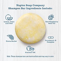 Naples Soap Company 5075 Use Solid Shampoo Bar Nourishing Gentle Ecofriendly Haircare For All Hair Types Coconut Water