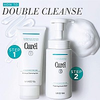 Curel Japanese Skin Care Makeup Cleansing Gel Gentle Facial Cleanser For Dry Sensitive Skin Phbalanced And Fragrancefree Ja