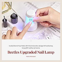 Beetles Gel Polish Mini Nail Led Lamp with Smart Sensor for Easy and Fast Extension System Manicure Uv Light Flash Curing