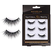 Lashes Mink Natural False Eyelashes Bepholan Fake Eyelashes Natural Look 3Pack Cat Eye Lashes Manga Eyelashes Fluffyxmz211