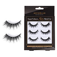 Lashes Mink Natural False Eyelashes Bepholan Fake Eyelashes Natural Look 3Pack Cat Eye Lashes Manga Eyelashes Fluffyxmz209