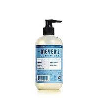 Mrs Meyers Clean Day Hand Soap Made With Essential Oils Biodegradable Formula Rain Water 125 Fl Oz Pack Of 6