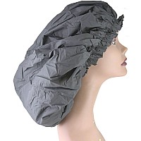 Donna Premium Collection Super Jumbo Shower Cap 2 Packs (Black)