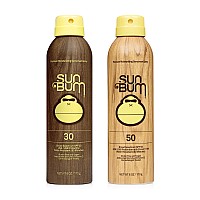 Sun Bum Sun Bum Original Spf 30 And 50 Sunscreen Spray Vegan And Reef Friendly Octinoxate Oxybenzone Free Broad Spectrum Moi