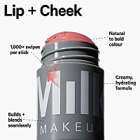 Milk Makeup Lip Cheek Quirk Spiced Rose 021 Fl Oz Cream Blush Lip Color Buildable Blendable 1000 Swipes Per