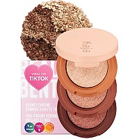 Kaja Eye Bento Collection Bouncy Eyeshadow Trio Gilded Bronze Tones Travel Size 03 Toasted Caramel 2019 Allure Best Of Be