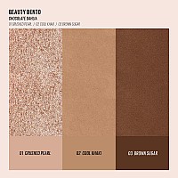 Kaja Beauty Bento Collection Bouncy Eyeshadow Trio 08 Chocolate Dahlia Neutral Cocoa 2019 Allure Best Of Beauty Award B