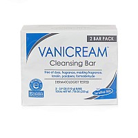 Vanicream Cleansing Bar Fragrance Gluten And Sulfate Free For Sensitive Skin Gently Cleanses And Moisturizes 39 Pack Of 2 78