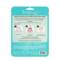 The Creme Shop Animal Sheet Mask Korean Hydrating Collagen Vitamin C Antiaging Pack Of 3 Infused With Wrinkle Reducing