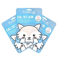 The Creme Shop Animal Sheet Mask Korean Hydrating Collagen Vitamin C Antiaging Pack Of 3 Infused With Hydrating Cool