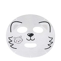 The Creme Shop Animal Sheet Mask Korean Hydrating Collagen Vitamin C Antiaging Pack Of 3 Infused With Hydrating Cool