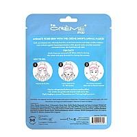 The Creme Shop Animal Sheet Mask Korean Hydrating Collagen Vitamin C Antiaging Pack Of 3 Infused With Hydrating Cool