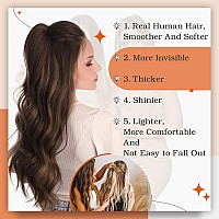 Full Shine Tape In Human Hair Balayage Tape In Hair Extensions Color 2 Dark Brown To 8 Ash Brown Highlight 2 Brown Natural Tape