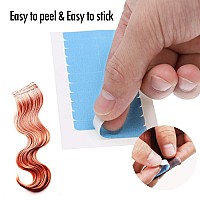 Blulu 360 Pieces Hair Extension Tape Tabs Bulk Double Sided Tape In Extension Replacement Adhesive Wig Tape Adhesive Hair Extens