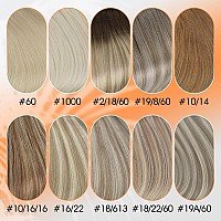 Full Shine Blonde Highlight Clip In Hair Extensions Human Hair P16/22 Clip In Hair Extensions Remy Human Hair 7 Pcs Double Weft Clip In Extensions Real Hair 18 Inch