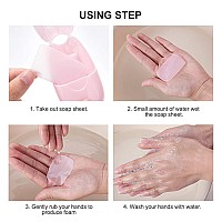 Portable Disposable Soap Sheets Mini Portable Hand Washing Travel Hiking Washing Hand Bath Toiletry Paper Soap Sheets Bathing S