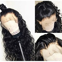 Binf Lace Frontal Human Hair Wig 13X4 Loose Deep Wave Lace Front Wigs For Black Women Loose Deep Curly Wave Lace Front Wig Wet A