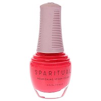 SpaRitual Vegan Nail Polish - Red Coral Creme 0.5 fl oz