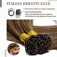 I Tip Human Hair Extensions Cold Fusion Hairpiece 100 Strandspack Pre Bonded Keratin Stick Tipped Hair Extensions Long Straight