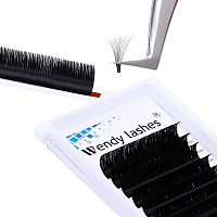 Volume Eyelash Extension 0.05 C/D Curl 11-17mm Easy Fan Rapid Blooming Lashes 3D 4D 6D 10D 20D Lash Extensions By WENDY LASHES(0.05-D, 14mm)