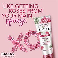 Jergens Rose Body Butter Lotion, Hand and Body Moisturizer with Camellia Essential Oil, for Indulgent Hydration, 7 oz