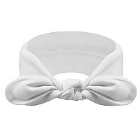 Dreshow 4 Pack Headbands For Women Bow Knotted Hair Band Facial Cloth Rabbit Ears Running Sport Elastic Hair Wrap