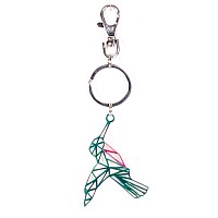 Del Sol Color-Changing Key Chain - Hummingbird, Zinc Alloy