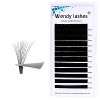 Eyelash Extension Volume Lashes 0.05 Thickness Rapid Blooming Eyelash Extensions C/D curl Easy Fan Volume Lashes 8-14mm mixed Self Fanning Lashes By WEWNDY LASHES(0.05-DD, 8-14mm)