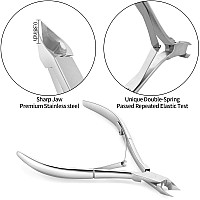 Cuticle Trimmer With Cuticle Pusher And Cutteryinyin Cuticle Remover Nippers Professional Stainless Steel Cutter Clipperspedic