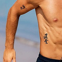 chinese characters Temporary Tattoos 50+ Designs,Black Letter Tattoos Easter,Realistic Word Long-lasting Waterproof and Sexy Fake Tattoo christmas gift