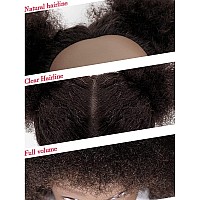 Rruaneal Afro Hair Mannequin Head With 100 Human Hair Curly Cosmetology Doll Head Stand For Display Hairdresser Practice Braidi