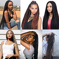 Rosdina Prestretched Braiding Hair 24 Inch 8 Packs Ombre Blonde Long Braiding Hair For Twist Or Box Braids Yaki Texture Hot