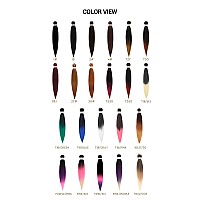 Rosdina Prestretched Braiding Hair 24 Inch 8 Packs Ombre Blonde Long Braiding Hair For Twist Or Box Braids Yaki Texture Hot