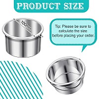 1 Piece Wax Pot Wax Warmer Replacement Tin Inner Pot Portable Hair Removal Waxing Bowl For 500 Ml Hair Remover Machine