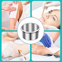 1 Piece Wax Pot Wax Warmer Replacement Tin Inner Pot Portable Hair Removal Waxing Bowl For 500 Ml Hair Remover Machine