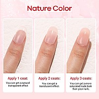 Azurebeauty Nail Repair Kit For Broken Cracked Split Weak Nails Emergency Easy Quick Fix Crystal Jelly Pink Transparent Dip Pow