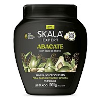 Skala Avocado Hair Cream Hair Treatment Conditioning (1000G) - Imported From Brazil