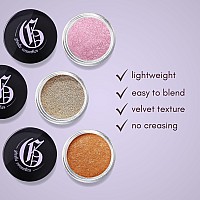 Giselle Cosmetics Coco Mineral Loose Eye Shadow Organic Shimmer Glitter Metallic Eye Shadow Palette Makeup Talcfree Ir