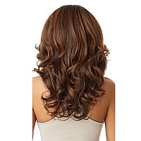 Outre Lacefront Perfect Hair Line Glamorous Wavy Fully Handtied 13X 6 Frontal Hd Baby Hair Transparent Lace Easytostyle