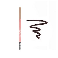 Chella Eyebrow Pencil, Delightful Deep Brown - Vegan, Gluten Free, Cruelty Free, Paraben Free, Long Wearing, Smooth Consistency