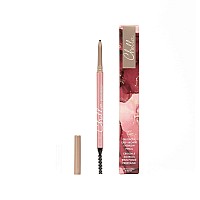 Chella Eyebrow Pencil, Delightful Deep Brown - Vegan, Gluten Free, Cruelty Free, Paraben Free, Long Wearing, Smooth Consistency