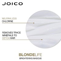 Blonde Life Brightening Masque For Blonde Hair Instant Hydration Neutralize Chlorine Detoxify Hair Add Softness Smoo