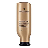 Pureology Nanoworks gold conditioner For Very Dry, color-Treated Hair Restores & Strengthens Hair Sulfate-Free Vegan Updated Packaging 9 Fl Oz