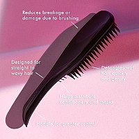 Tangle Teezer | The Ultimate Detangler Hairbrush for Wet & Dry Hair | For All Hair Types | Eliminates Knots & Reduces Breakage | Liquorice Black