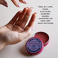 Co Bigelow All Purpose Salve Lip Balm Tins Rose Salve Pack Of 3 For Chapped Lips Dry Skin Moisturizing Lip Cuticle 08 O