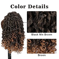 Aisi Beauty Curly Ponytail Extension For Black Women Drawstring Ponytail Hair Extensions 14 Inch Synthetic Pony Tail Mix Brown F