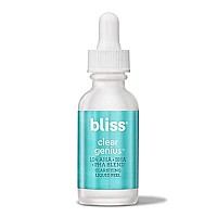 Bliss clear genius clarifying Overnight Liquid Peel clear Pores & Exfoliate Skin Non-Irritating clean cruelty-Free Paraben Free Vegan 1 fl oz